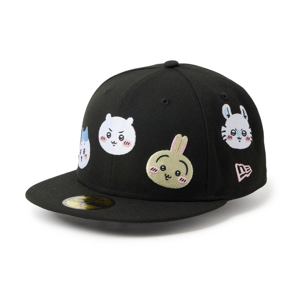 59FIFTY ちいかわ / キャラALL OVER ブラック Sizes：7 5/8