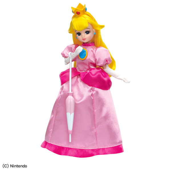 スーパーマリオ　リカちゃん　ピーチ姫スタイル